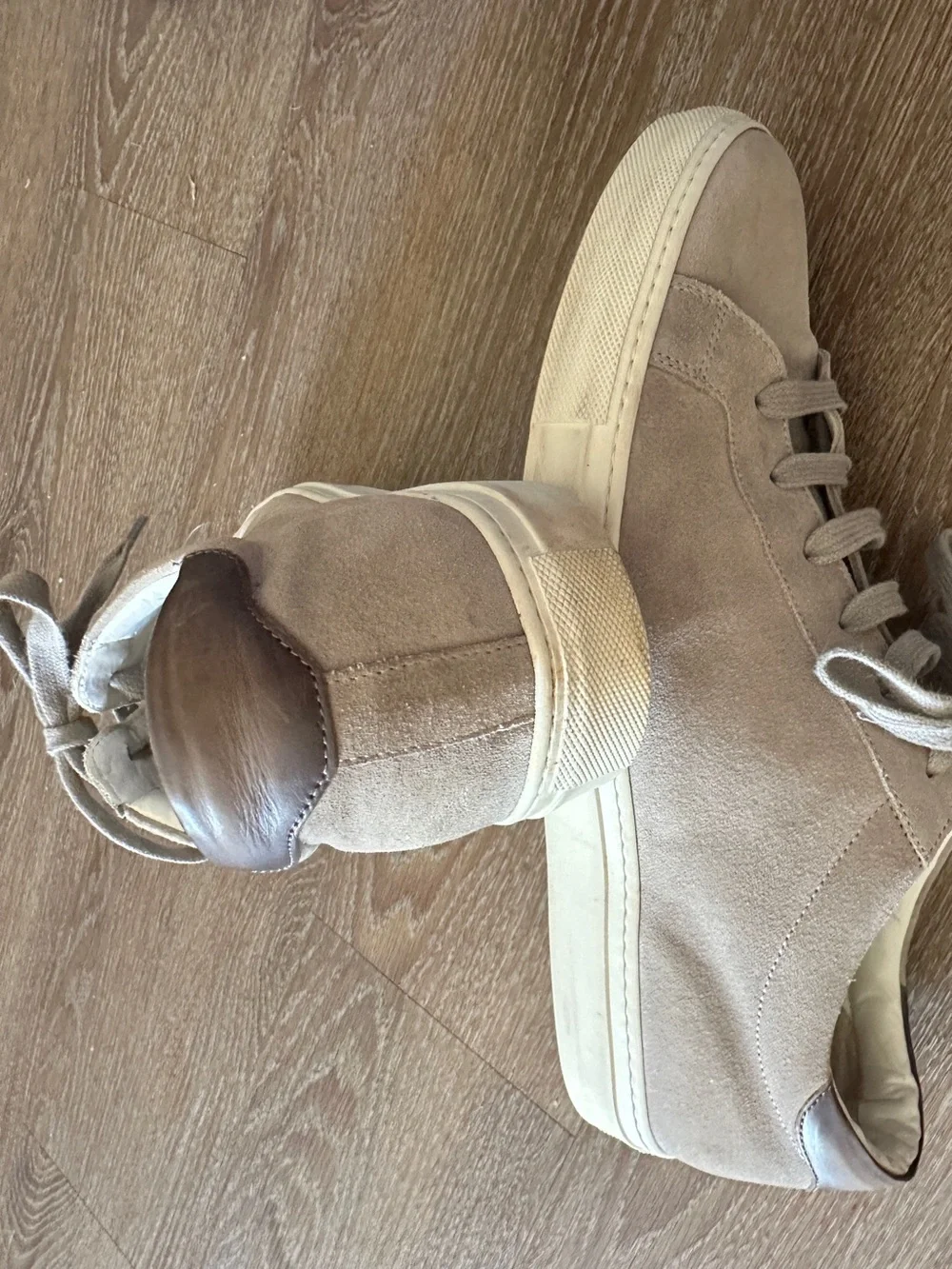 To Boot New York Adam Derrick Men's Gray Suede Casual Sneaker Size 13 Italy